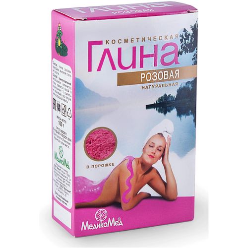 ГЛИНА РОЗОВАЯ КОСМЕТИЧЕСКИЙ ТАЛЬК 100 Г №1