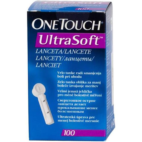 ЛАНЦЕТЫ ONE TOUCH ULTRA SOFT ЛАНЦЕТЫ №100