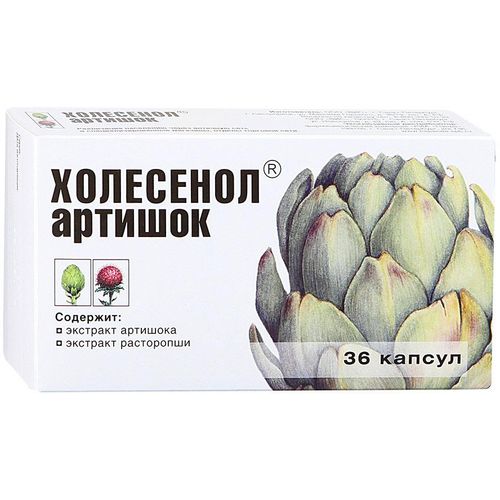 ВИС ХОЛЕСЕНОЛ АРТИШОК КАПСУЛЫ 400 МГ №36