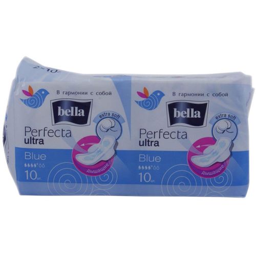 BELLA PERFECTA ПРОКЛАДКИ ГИГИЕНИЧЕСКИЕ ULTRA BLUE ПРОКЛАДКИ ЖЕНСКИЕ ГИГИЕНИЧЕСКИЕ №20