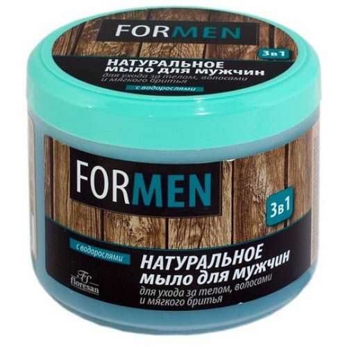 ФЛОРЕСАН FORMEN З В 1 МЫЛО Д/МУЖЧИН ДЛЯ ТЕЛА/ВОЛОС/МЯГКОГО БРИТЬЯ КОСМЕТИЧЕСКОЕ МЫЛО 450 Г №1