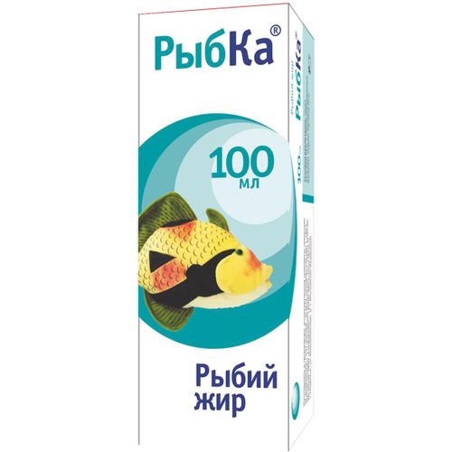 РЫБКА РЫБИЙ ЖИР РАСТВОР 100 МЛ №1