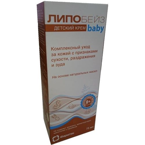 ЛИПОБЕЙЗ BABY КРЕМ Д/ТЕЛА ДЕТСКИЙ КОСМЕТИЧЕСКИЙ КРЕМ 75 МЛ №1