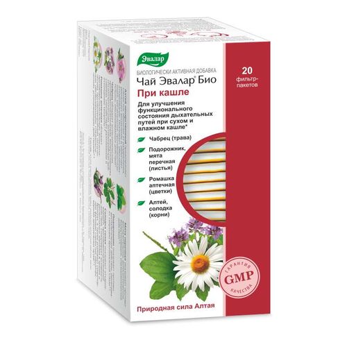 ЭВАЛАР БИО ПРИ КАШЛЕ ЧАЙ  1,2 Г №20