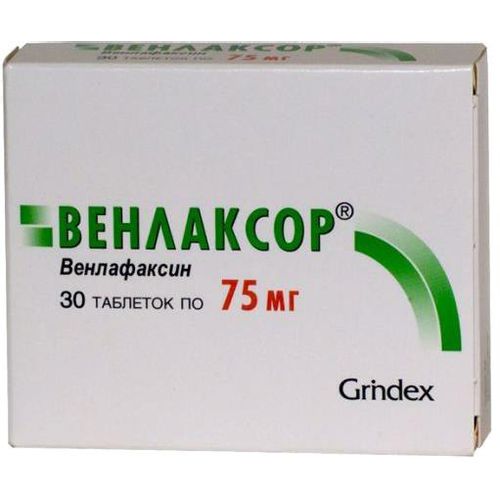 ВЕНЛАКСОР ТАБЛЕТКИ 75 МГ №30