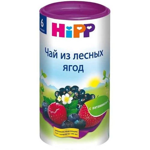 HIPP ЛЕСНЫЕ ЯГОДЫ С 6 МЕС ЧАЙ 200 Г №1