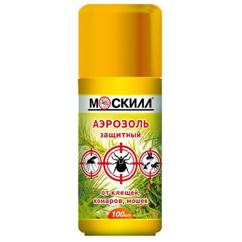 МОСКИЛЛ АЭРОЗОЛЬ ОТ КЛЕЩЕЙ КОМАРОВ И МОШЕК АЭРОЗОЛЬ [РЕПЕЛЛЕНТНЫЙ] 100 МЛ №1