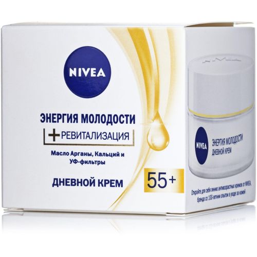 NIVEA ЭНЕРГИЯ МОЛОДОСТИ КРЕМ Д/ЛИЦА ДНЕВНОЙ РЕВИТАЛИЗАЦИЯ 55+ КРЕМ ДЛЯ ЛИЦА 50 МЛ №1