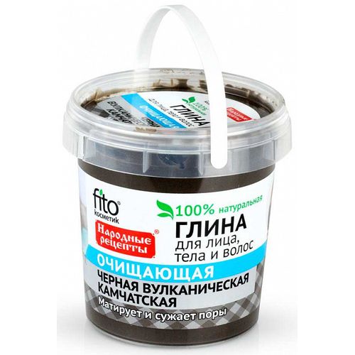 ФИТОКОСМЕТИК ГЛИНА ЧЕРНАЯ ВУЛКАНИЧЕСКАЯ КАМЧАТСКАЯ КОСМЕТИЧЕСКАЯ ГЛИНА 155 МЛ №1