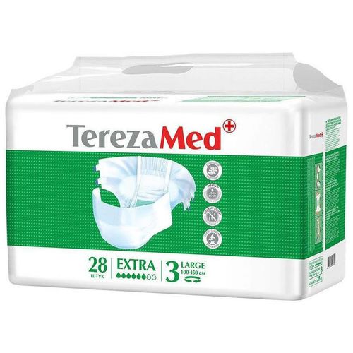TEREZAMED ПОДГУЗНИКИ Д/ВЗР EXTRA LARGE (3) ПОДГУЗНИКИ УРОЛОГИЧЕСКИЕ №28