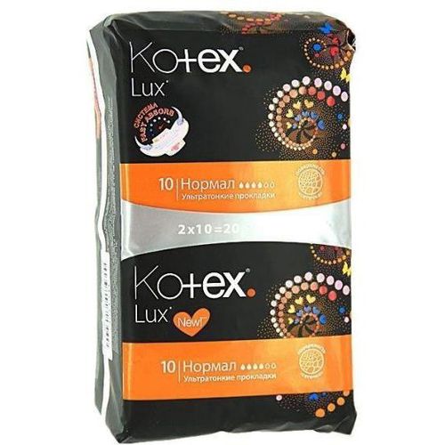 KOTEX ПРОКЛАДКИ ЛЮКС НОРМАЛ ПРОКЛАДКИ ЖЕНСКИЕ ГИГИЕНИЧЕСКИЕ №20