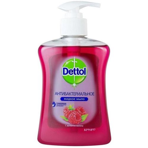 DETTOL МЫЛО ЖИДКОЕ ДЛЯ РУК АНТИБАКТЕРИАЛЬНОЕ С АРОМАТОМ МАЛИНЫ МЫЛО ЖИДКОЕ 250 МЛ №1