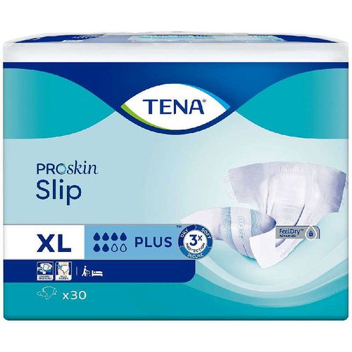 TENA SLIP PLUS ПОДГУЗНИКИ ДЫШАЩИЕ Д/ВЗР XL ПОДГУЗНИКИ УРОЛОГИЧЕСКИЕ   №30