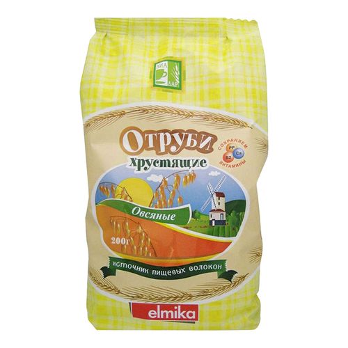 ОТРУБИ ДИАДАР ОВСЯНЫЕ ХРУСТЯЩИЕ ГРАНУЛЫ  200 Г №1