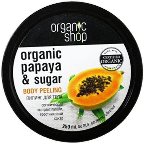 ORGANIC SHOP ПИЛИНГ ДЛЯ ЛИЦА СОЧНАЯ ПАПАЙЯ ПИЛИНГ 250 МЛ №1