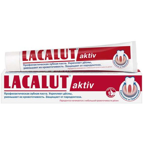 LACALUT З/ПАСТА АКТИВ ЗУБНАЯ ПАСТА ДЛЯ ЗАЩИТЫ ДЕСЕН 30 МЛ №1