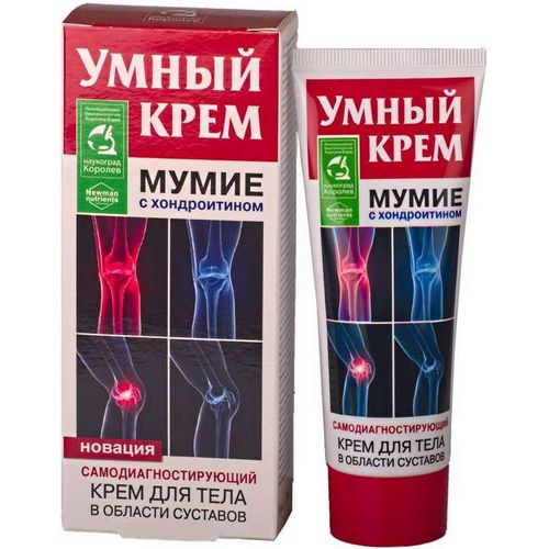 В.ДИКУЛЬ УМНЫЙ КРЕМ Д/ТЕЛА МУМИЕ/ХОНДРОИТИН КРЕМ ДЛЯ ТЕЛА 125 МЛ №1