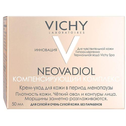 VICHY NEOVADIOL КРЕМ-УХОД Д/ЛИЦА ДЕНЬ КОМПЕНСИР СУХ/ОЧ/СУХ КОЖА В ПЕРИОД МЕНОПАУЗЫ КОСМЕТИЧЕСКИЙ КРЕМ  50 МЛ №1