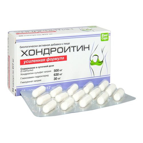 ХОНДРОИТИН УСИЛЕННАЯ ФОРМУЛА КАПСУЛЫ  417 МГ №60