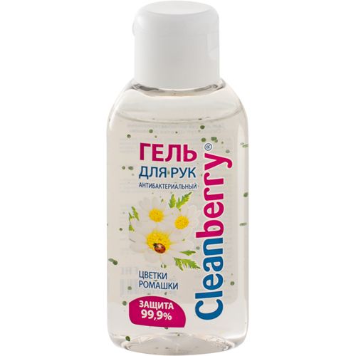 CLEANBERRY ГЕЛЬ Д/РУК АНТИБАКТ.ЦВЕТКИ РОМАШКИ КОСМЕТИЧЕСКИЙ ГЕЛЬ 50 МЛ №1