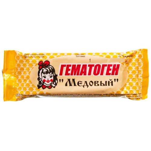 ГЕМАТОГЕН МЕДОВЫЙ ПЛИТКА 50 Г №1