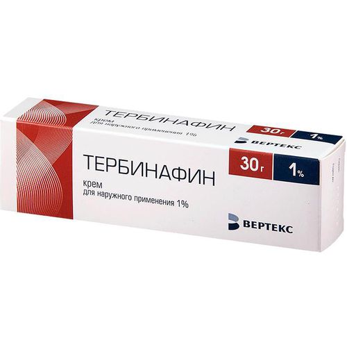 ТЕРБИНАФИН КРЕМ ДЛЯ НАРУЖНОГО ПРИМЕНЕНИЯ 10 МГ/Г 30 Г №1