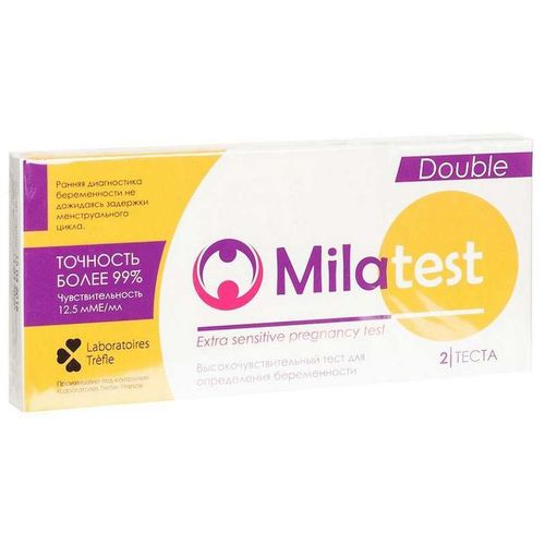 MILATEST DOUBLE ТЕСТ НА БЕРЕМЕННОСТЬ ТЕСТ НА БЕРЕМЕННОСТЬ №2