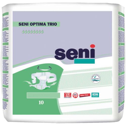 SENI OPTIMA TRIO ПОДГУЗНИКИ С ЭЛАСТИЧНЫМ ПОЯСОМ EXTRA LARGE ПОДГУЗНИКИ УРОЛОГИЧЕСКИЕ   №10
