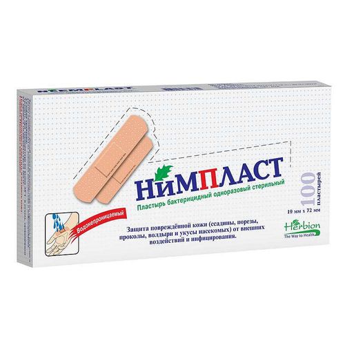НИМПЛАСТ 1,9Х7,2СМ ПЛАСТЫРЬ   №100