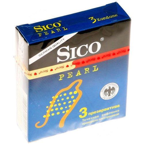 SICO PEARL ТОЧЕЧНЫЕ РИФЛ ПРЕЗЕРВАТИВ №3