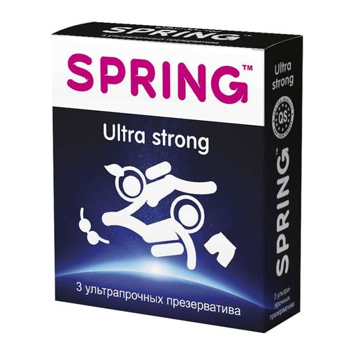 SPRING ULTRA STRONG ПРЕЗЕРВАТИВЫ (УЛЬТРА-ПРОЧНЫЕ) ПРЕЗЕРВАТИВ №3