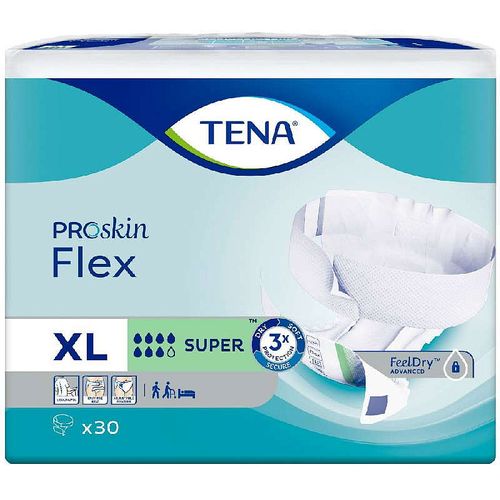 TENA FLEX SUPER ПОДГУЗНИКИ Д/ВЗР XL ПОДГУЗНИКИ УРОЛОГИЧЕСКИЕ №30