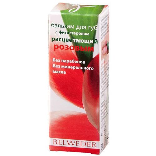BELWEDER БАЛЬЗАМ Д/ГУБ С ФИТОСТЕРОЛОМ РОЗОВЫЙ КОСМЕТИЧЕСКИЙ БАЛЬЗАМ 4 Г №1