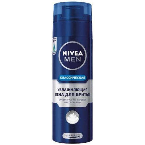 NIVEA MEN ПЕНА Д/БРИТЬЯ КЛАССИЧЕСКАЯ УВЛАЖНЯЮЩАЯ ПЕНА ДЛЯ БРИТЬЯ 200 МЛ №1