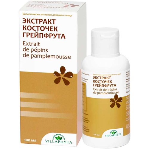 VILLAPHYTA ЭКСТРАКТ КОСТОЧЕК ГРЕЙПФРУТА РАСТВОР ДЛЯ ПРИЕМА ВНУТРЬ  100 МЛ №1