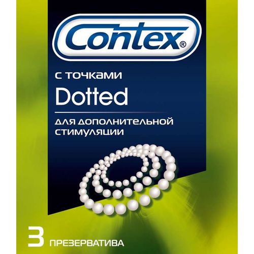 CONTEX ПРЕЗЕРВАТИВЫ ТОЧЕЧ ПОВЕРХ DOTTED ПРЕЗЕРВАТИВ №3