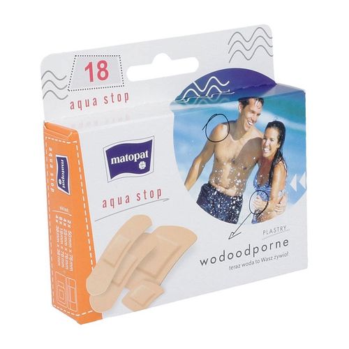 MATOPAT ПЛАСТЫРЬ AQUA STOP ВОДОСТОЙКИЙ ПЛАСТЫРЬ №18