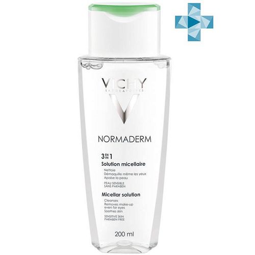 VICHY NORMADERM ЛОСЬОН Д/ЛИЦА МИЦЕЛЛЯРНЫЙ ЧУВСТ/ПРОБЛЕМ КОЖА 3В1 КОСМЕТИЧЕСКИЙ ЛОСЬОН  200 МЛ №1