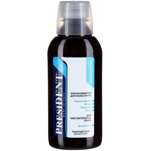 PRESIDENT ОПОЛАСК Д/РТА PROFI SENSITIVE ОПОЛАСКИВАТЕЛЬ ДЛЯ ПОЛОСТИ РТА 250 МЛ №1