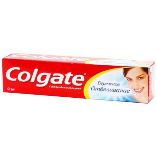COLGATE ЗУБН ПАСТА БЕРЕЖНОЕ ОТБЕЛИВАНИЕ ЗУБНАЯ ПАСТА ОТБЕЛИВАЮЩАЯ 50 МЛ №1