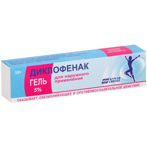 ДИКЛОФЕНАК-АКОС ГЕЛЬ ДЛЯ НАРУЖНОГО ПРИМЕНЕНИЯ 5% 50 Г №1