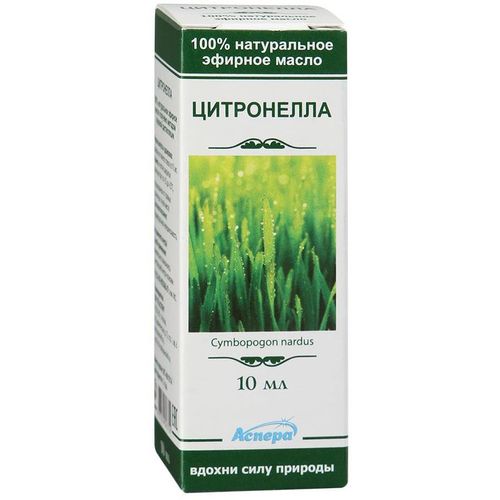 АСПЕРА ЭФИРНОЕ МАСЛО ЦИТРОНЕЛЛА ЭФИРНОЕ МАСЛО  10 МЛ №1