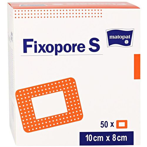 MATOPAT FIXOPORE S ПОВЯЗКА ПОСЛЕОПЕРАЦИОННАЯ НЕТКАНАЯ 10 СМ X 8 СМ ПОВЯЗКИ ПЛАСТЫРНОГО ТИПА   №50