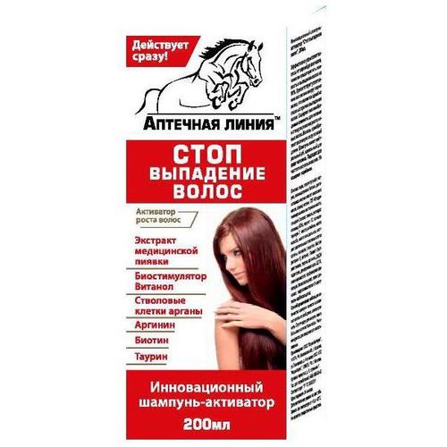 АПТЕЧНАЯ ЛИНИЯ/ЛОШАДИНОЕ МОЛОКО ШАМПУНЬ-АКТИВАТОР ИННОВАЦ СТОП ВЫПАД ВОЛОС ШАМПУНЬ 200 МЛ №1