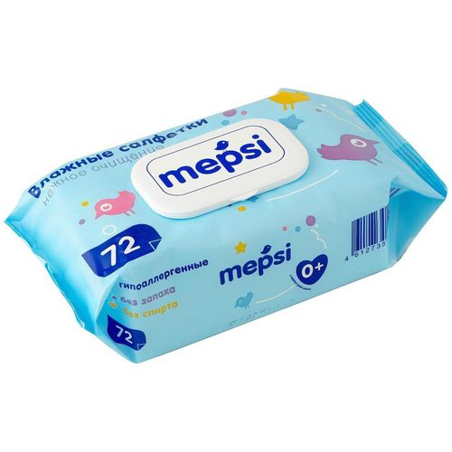 MEPSI САЛФЕТКИ ДЕТСКИЕ ВЛАЖНЫЕ САЛФЕТКИ ВЛАЖНЫЕ ДЕТСКИЕ   №72