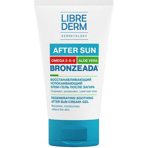 LIBREDERM BRONZEADA КРЕМ-ГЕЛЬ ВОССТАНАВЛИВАЮЩИЙ УСПОКАИВАЮЩИЙ П/ЗАГАРА ОМЕГА 3-6-9/АЛОЭ ВЕРА КРЕМ-ГЕЛЬ 150 МЛ №1