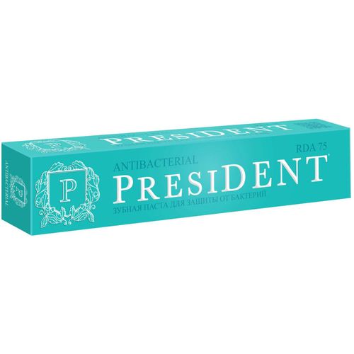 PRESIDENT ЗУБН ПАСТА ANTIBACTERIAL ЗУБНАЯ ПАСТА АНТИБАКТЕРИАЛЬНАЯ 50 МЛ №1