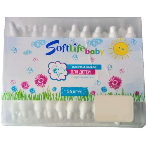 SOFTLIFE ВАТНЫЕ ПАЛОЧКИ ДЕТСКИЕ ВАТНЫЕ ПАЛОЧКИ    №56
