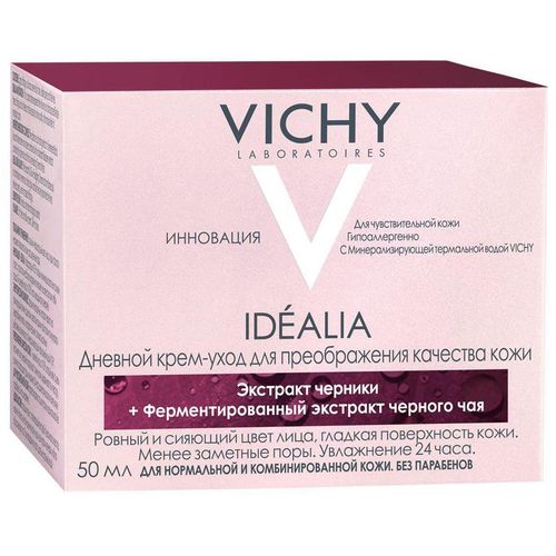 VICHY IDEALIA КРЕМ-УХОД Д/НОРМ/КОМБ КОЖИ ДНЕВНОЙ КОСМЕТИЧЕСКИЙ КРЕМ  50 МЛ №1