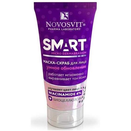 NOVOSVIT SMART MICRO DERMABRASION МАСКА-СКРАБ Д/ЛИЦА УМНОЕ ОБНОВЛЕНИЕ КОСМЕТИЧЕСКАЯ МАСКА 50 МЛ №1
